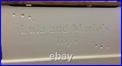 Children's Handmade, Personalised, Spots & Stars Toy Box With Soft Closing Lid