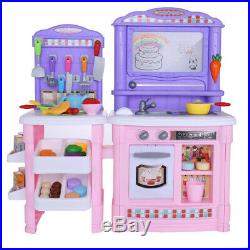 Children's Simulation Kitchen Playset For Girls & Boys Cooking Pretend Toys Gift