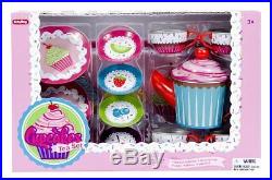 Childrens Tea Set Schylling Cupcakes Tin Tea Set Toddler Toy Gift For Girl 15 Pc