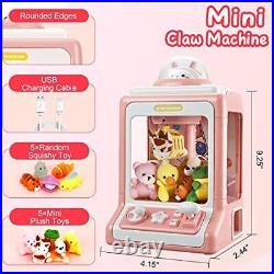 Claw Machine for Kids, Mini Claw Machine Candy Dispenser Toys for Girls, Kids