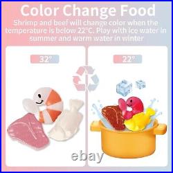 Color-Changing Food & Interactive Kitchen Toys Perfect Gift for Boys and Girls