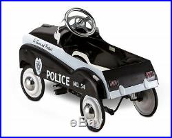 Cop Cars for Kids Ride On Police Car for 3-7 Year Olds Girls or Boys Pedal Toys