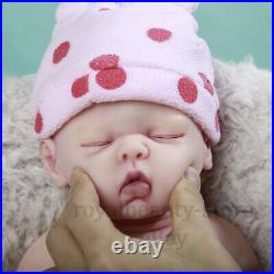 Cosdoll Full Body Solid Silicone Reborn Baby Girl Dolls 16 Inch Toys For Gift