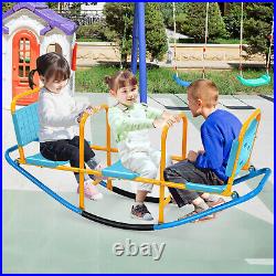 Costway Outdoor Teeter Totter Kids Teeter Totter Gift for Children Girls Boys