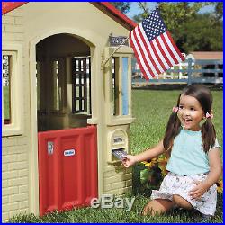 Cottage Playhouse For Kids Toddler Toys Girls Boys Playroom Outdoor Indoor Funny