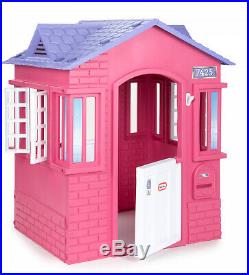 Cottage Playhouse For Little Girls Toddlers Princess Toy Play Pretend House Pink
