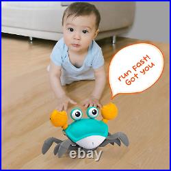 Crawling Crab Baby Toys Infant Tumble Time Toy Gift Baby Boys and Girls 0-6 6