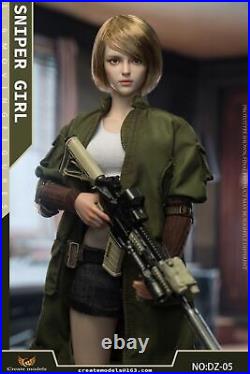 Createmodels DZ-05 1/6 Sniper Girl Songbird Female Action Figure Model Toy