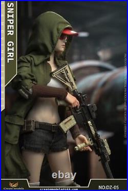 Createmodels DZ-05 1/6 Sniper Girl Songbird Female Action Figure Model Toy