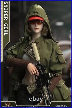 Createmodels DZ-05 1/6 Sniper Girl Songbird Female Action Figure Model Toy