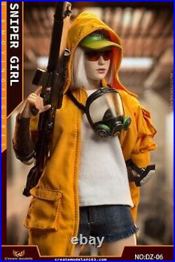 Createmodels DZ-06 1/6 Sniper Girl Lan 12 Collectible Action Figure Model Toy