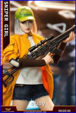 Createmodels DZ-06 1/6 Sniper Girl Lan 12 Collectible Action Figure Model Toy