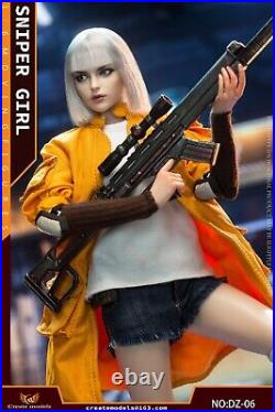 Createmodels DZ-06 1/6 Sniper Girl Lan 12 Collectible Action Figure Model Toy