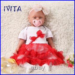 Cute 18 Full Body Silicone Filled Lifelike Reborn Baby Doll Baby Toy Girl Gift