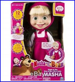 Cute Talking Doll Real Singing Masha And The Bear Interactive Child Toy Gift 12