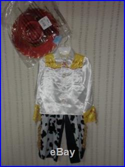 DISNEY STORE Toy Story Jessie Costume for Girls WITH HAT NWT SMALL 5/6 S