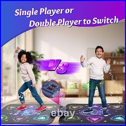 Dance Mat Toys for 3-12 Year Old Girls Boys, Dance Mat for Kids with Light Up