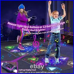 Dance Mat Toys for 3-12 Year Old Girls Boys, Dance Mat for Kids with Light Up