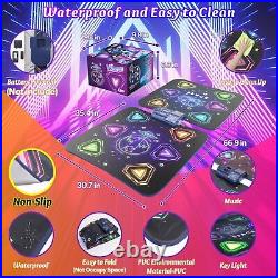 Dance Mat Toys for 3-12 Year Old Girls Boys, Dance Mat for Kids with Light Up