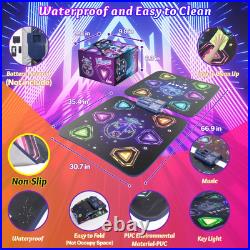 Dance Mat Toys for 3-12 Year Old Girls Boys, Dance Mat for Kids with Light Up