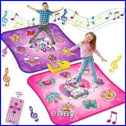 Dance Mat Toys for 3-12 Year Old Kids, Single & Double Player Dance Game Pad