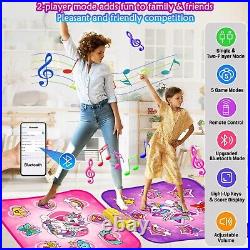 Dance Mat Toys for 3-12 Year Old Kids, Single & Double Player Dance Game Pad