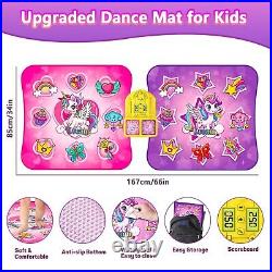 Dance Mat Toys for 3-12 Year Old Kids, Single & Double Player Dance Game Pad