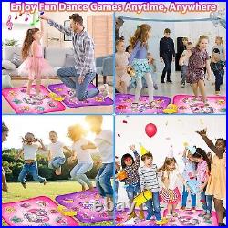 Dance Mat Toys for 3-12 Year Old Kids, Single & Double Player Dance Game Pad