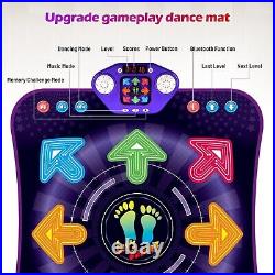 Dance Mat for 3-12 Years Old 8 Buttons Light Up Dance Floor Mat Toy Gifts f