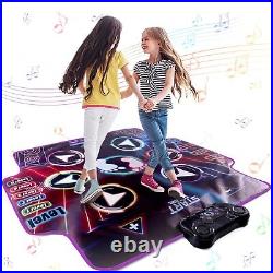 Dance Mat for Kids 4-8 Ages, 6 Light-up Buttons Bluetooth Dance Mat Girls Toy