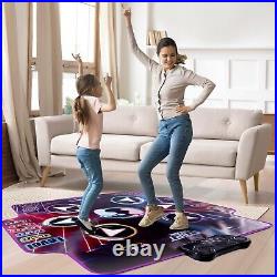 Dance Mat for Kids 4-8 Ages, 6 Light-up Buttons Bluetooth Dance Mat Girls Toy