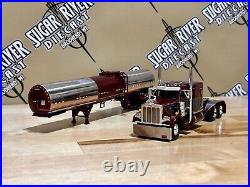 Dcp 1/64 Big Rigs #10 Peterbilt 359 Flattop Semi Truck Farm Toy Bryce Transport