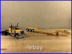 Dcp 1/64 Peterbilt Flat Top With Fontaine Magnitude Lowboy Semi Truck Farm Toy