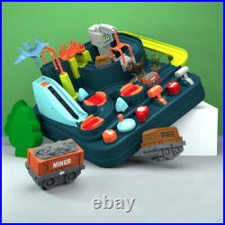 Dinosaur Adventure Manual Car Toy Puzzle Toys Racing Train Dinosaur Track Cars