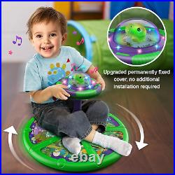 Dinosaur Sit and Spin Toys for Toddlers Boys 1 2 3 Years Old, Birthday Gift for