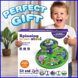 Dinosaur Sit and Spin Toys for Toddlers Boys 1 2 3 Years Old, Birthday Gift for