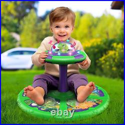 Dinosaur Sit and Spin Toys for Toddlers Boys 1 2 3 Years Old, Birthday Gift for