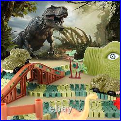 Dinosaur Track Toys Best Birthday Gifts for 3 4 5 6 7 Year Old Boys Girls, Din