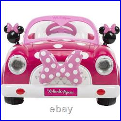 Disney Minnie Convertible Car Mouse 6V Battery-Powered Ride-On Toy, Ages 3+