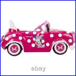 Disney Minnie Convertible Car Mouse 6V Battery-Powered Ride-On Toy, Ages 3+