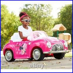 Disney Minnie Girls Battery-Powered Electric Ride On Car Little Kids New