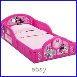 Disney Minnie Mouse 4-Piece Toddler Bedroom Set Kids Bed Toy Organizer Table New