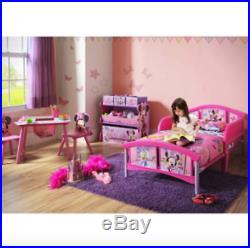Disney Minnie Mouse Bedroom Set Girls furniture For Toddlers Bed Table Toy Child
