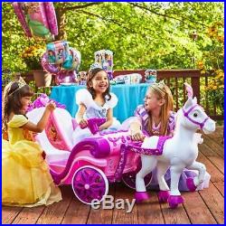 Disney Pony Carriage Ride-On 6 Volt Electric Battery Cars Kids Toys Girls Child