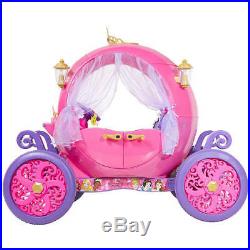 Disney Ride On Girls Princess Carriage 24V Children Gift Electric Toy For Kids