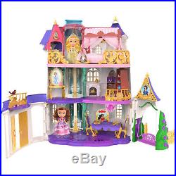 Disney Sofia the First Castle Dollhouse Playset For Girl Kid Princess Doll House