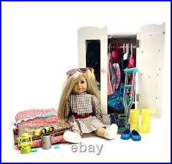Doll American Girl Doll With Closet and Accessories Toys Gift Idea