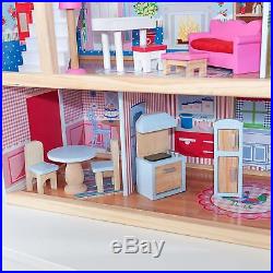DollHouse Doll Cottage with Furniture For Kids Toys for Boys and Girls Gifts