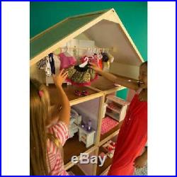 Dollhouse For 18'' Dolls Kids Toys Children Play Girls Lifesize Doll House New