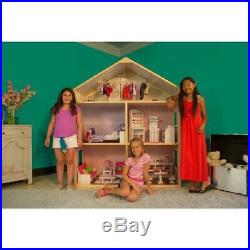 Dollhouse For 18'' Dolls Kids Toys Children Play Girls Lifesize Doll House New